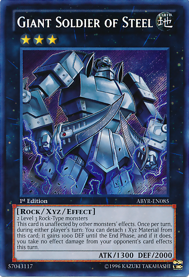 Giant Soldier of Steel [ABYR-EN085] Secret Rare Yu-Gi-Oh!