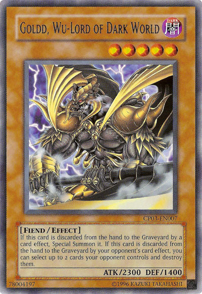 Goldd, Wu-Lord of Dark World [CP03-EN007] Rare Yu-Gi-Oh!