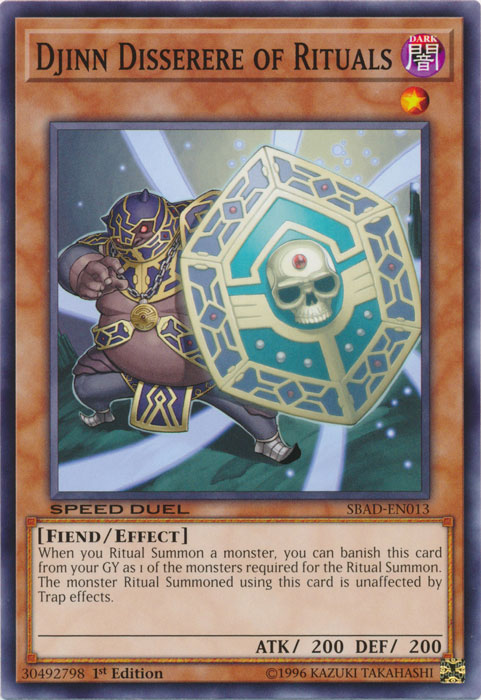 Djinn Disserere of Rituals [SBAD-EN013] Common Yu-Gi-Oh!