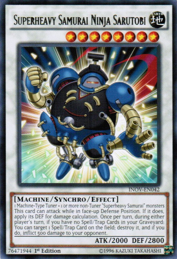 Superheavy Samurai Ninja Sarutobi [INOV-EN042] Rare Yu-Gi-Oh!
