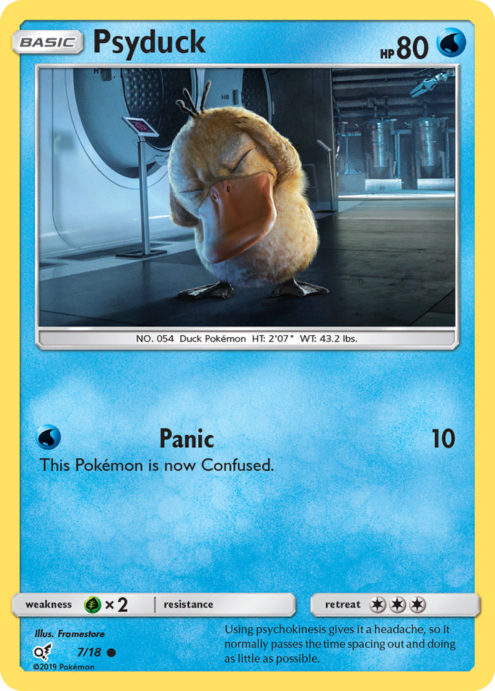 Psyduck (7/18) [Sun & Moon: Detective Pikachu] Pokémon