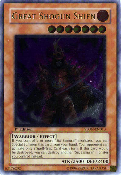 Great Shogun Shien [STON-EN013] Ultimate Rare Yu-Gi-Oh!