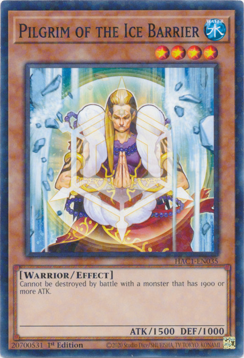 Pilgrim of the Ice Barrier (Duel Terminal) [HAC1-EN035] Common Yu-Gi-Oh!