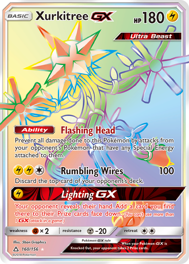 Xurkitree GX (160/156) [Sun & Moon: Ultra Prism] Pokémon