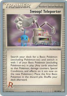 Swoop! Teleporter (92/109) (Bright Aura - Curran Hill's) [World Championships 2005] Pokémon