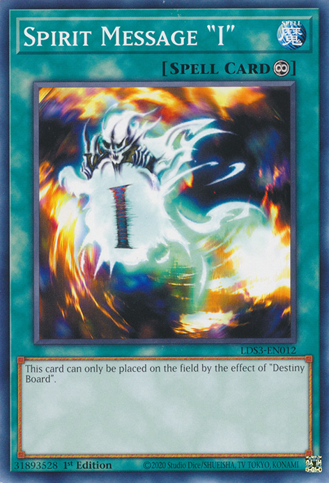 Spirit Message I [LDS3-EN012] Common Yu-Gi-Oh!