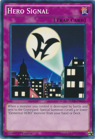 Hero Signal [SDHS-EN035] Common Yu-Gi-Oh!
