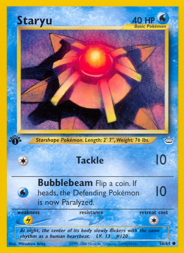 Staryu (56/64) [Neo Revelation 1st Edition] Pokémon