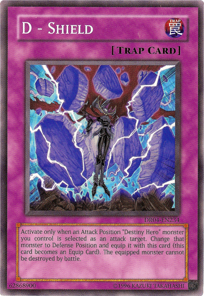 D - Shield [DR04-EN234] Common Yu-Gi-Oh!