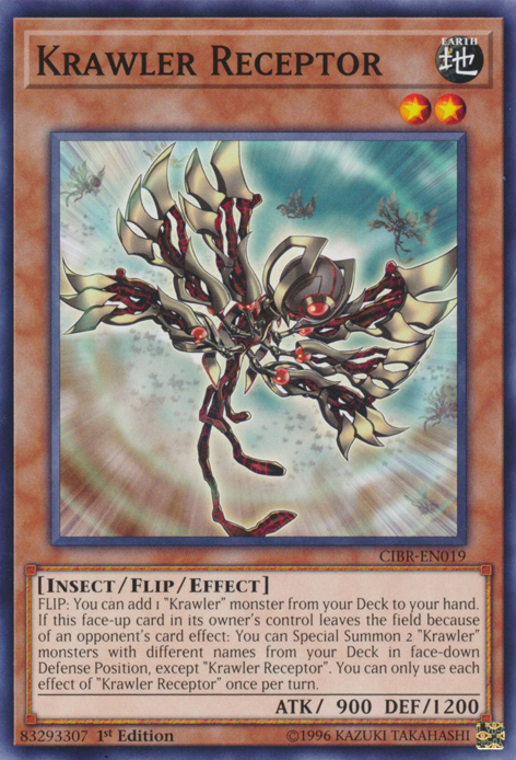 Krawler Receptor [CIBR-EN019] Common Yu-Gi-Oh!