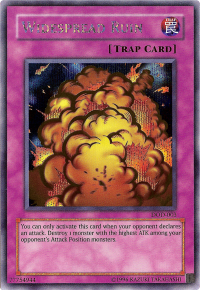 Widespread Ruin [DOD-003] Prismatic Secret Rare Yu-Gi-Oh!