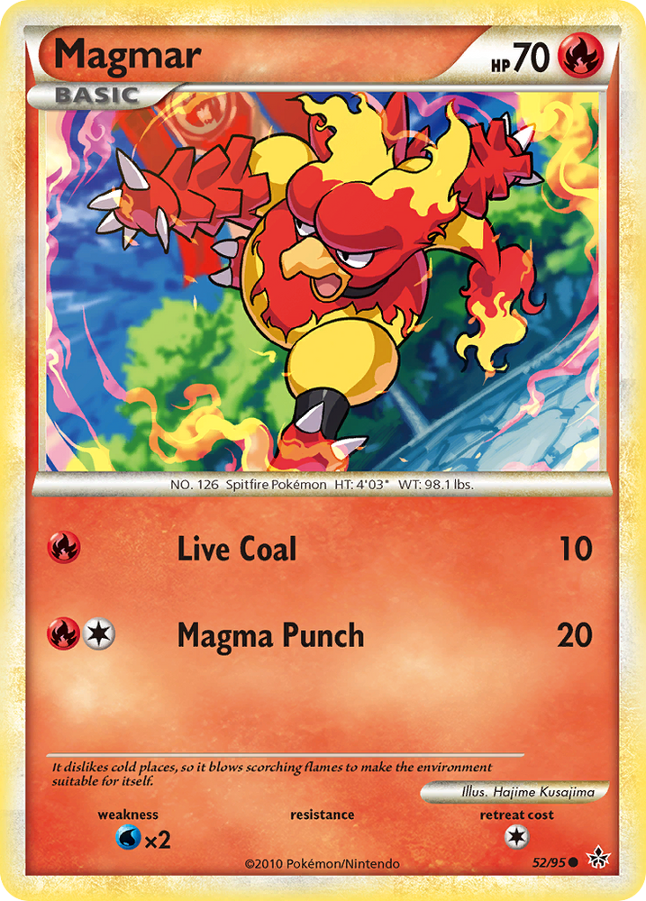 Magmar (52/95) [HeartGold & SoulSilver: Unleashed] Pokémon