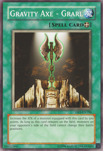 Gravity Axe - Grarl [DR1-EN196] Common Yu-Gi-Oh!