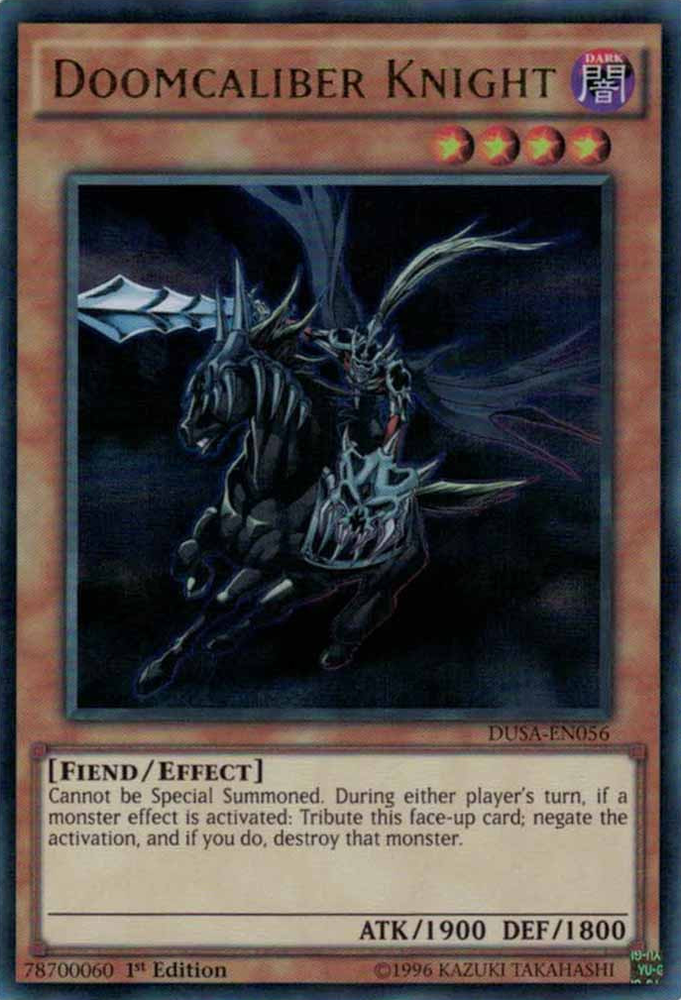 Doomcaliber Knight [DUSA-EN056] Ultra Rare Yu-Gi-Oh!
