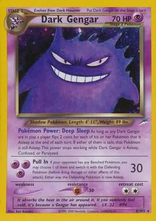 Dark Gengar (6/105) [Neo Destiny Unlimited] Pokémon