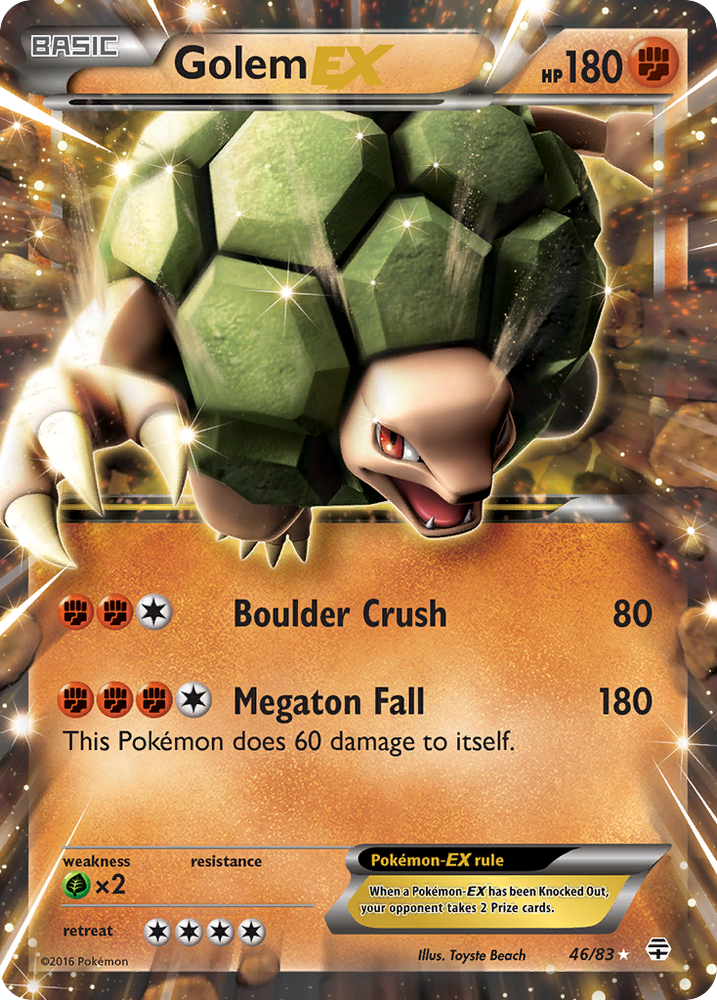 Golem EX (46/83) [XY: Generations] Pokémon