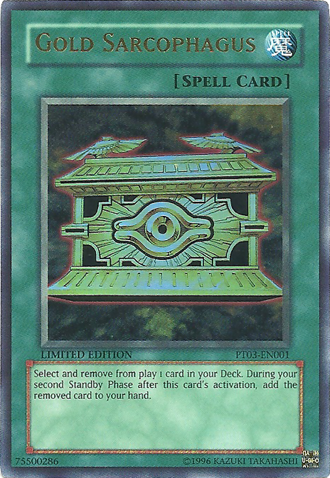 Gold Sarcophagus [PT03-EN001] Ultra Rare Yu-Gi-Oh!