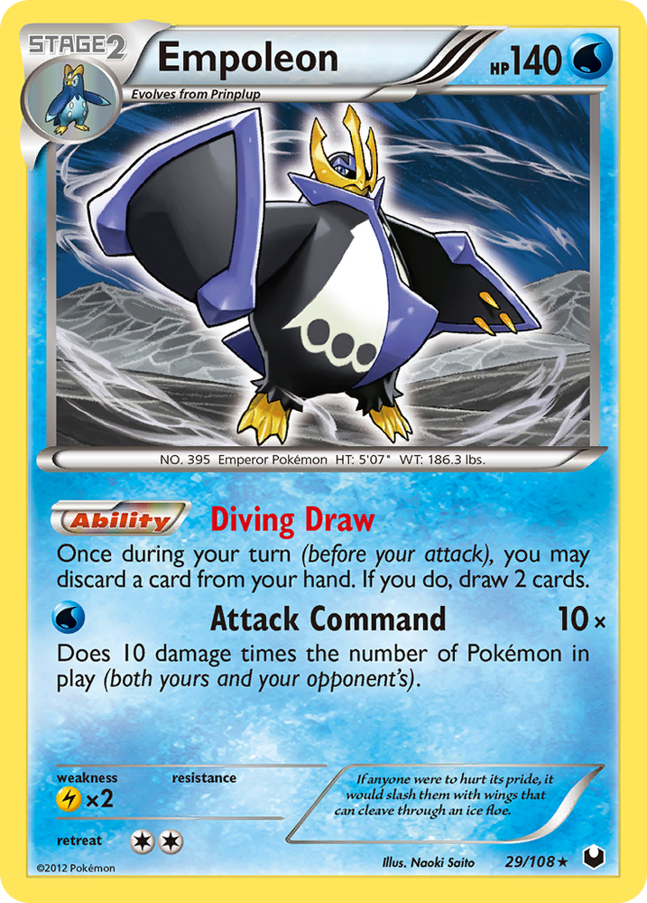 Empoleon (29/108) [Black & White: Dark Explorers] Pokémon