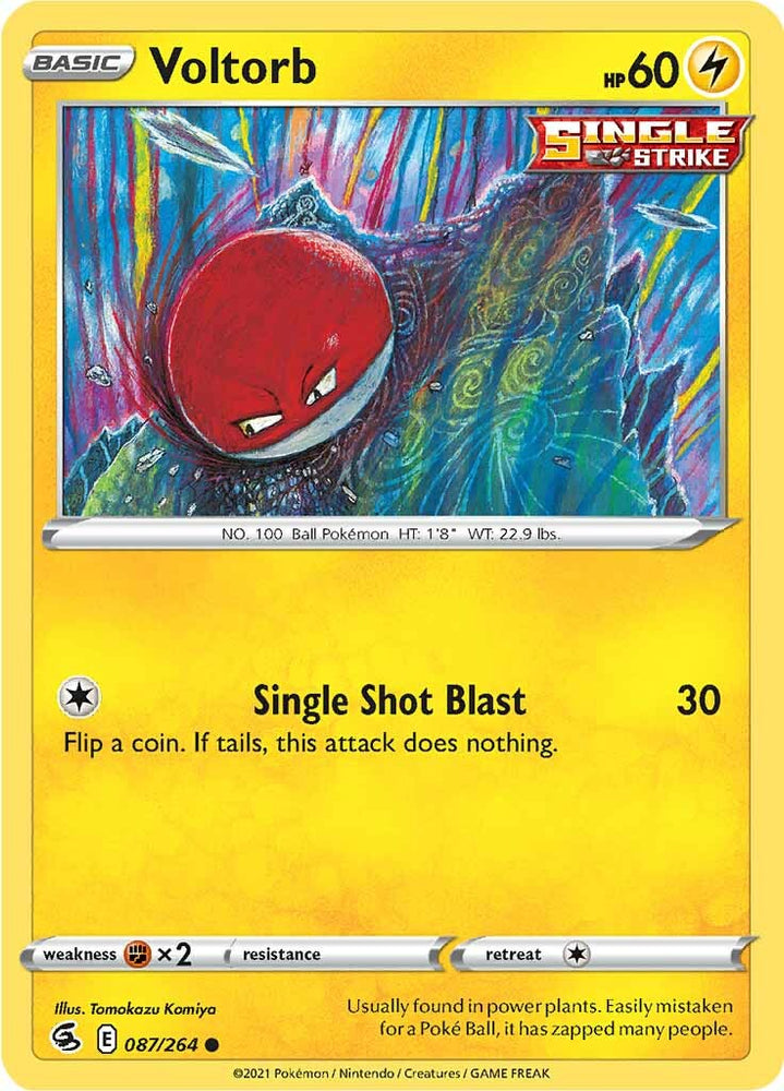Voltorb (087/264) [Sword & Shield: Fusion Strike] Pokémon