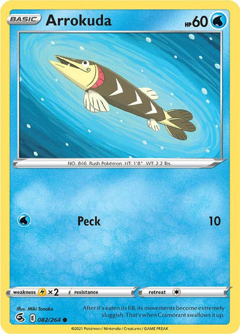 Arrokuda (082/264) [Sword & Shield: Fusion Strike] Pokémon