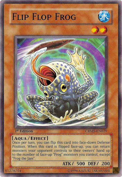 Flip Flop Frog [CRMS-EN029] Common Yu-Gi-Oh!