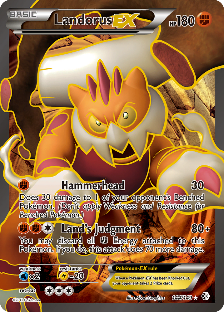 Landorus EX (144/149) [Black & White: Boundaries Crossed] Pokémon