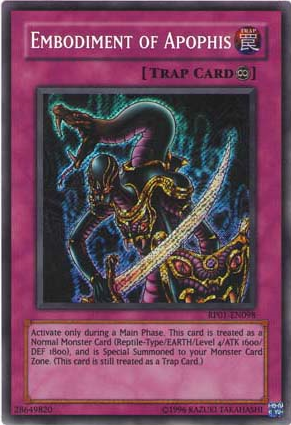 Embodiment of Apophis [RP01-EN098] Secret Rare Yu-Gi-Oh!