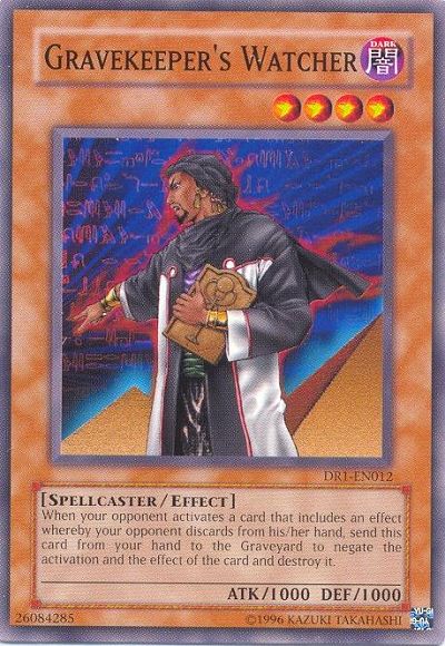 Gravekeeper's Watcher [DR1-EN012] Common Yu-Gi-Oh!