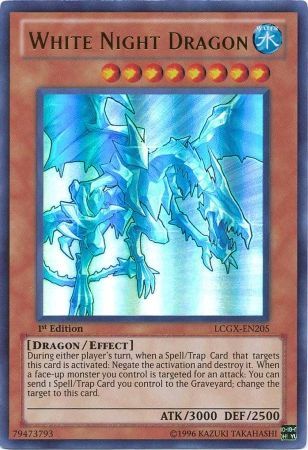 White Night Dragon [LCGX-EN205] Ultra Rare Yu-Gi-Oh!