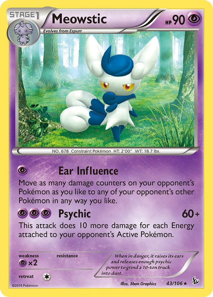 Meowstic (43/106) (Theme Deck Exclusive) [XY: Flashfire] Pokémon