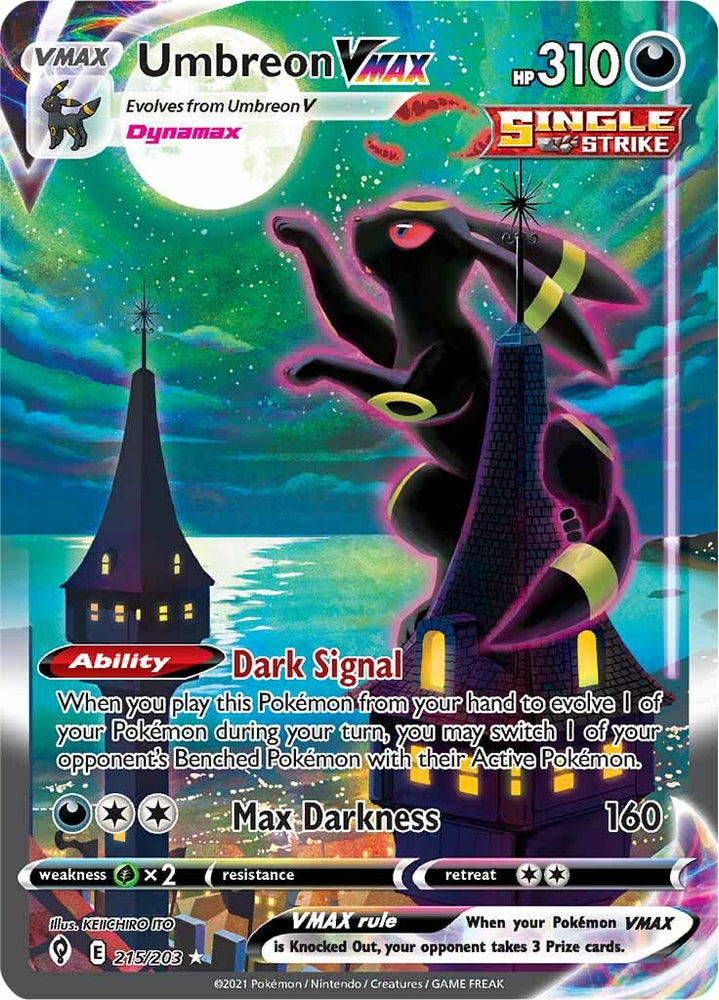 Umbreon VMAX (215/203) [Sword & Shield: Evolving Skies] Pokémon