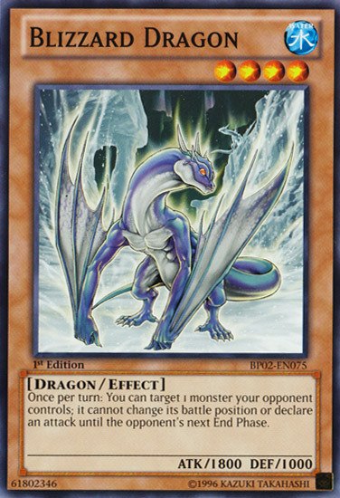 Blizzard Dragon [BP02-EN075] Mosaic Rare Yu-Gi-Oh!