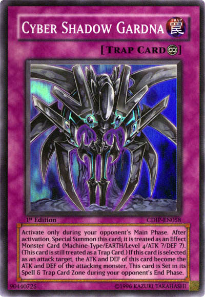 Cyber Shadow Gardna [CDIP-EN058] Super Rare Yu-Gi-Oh!