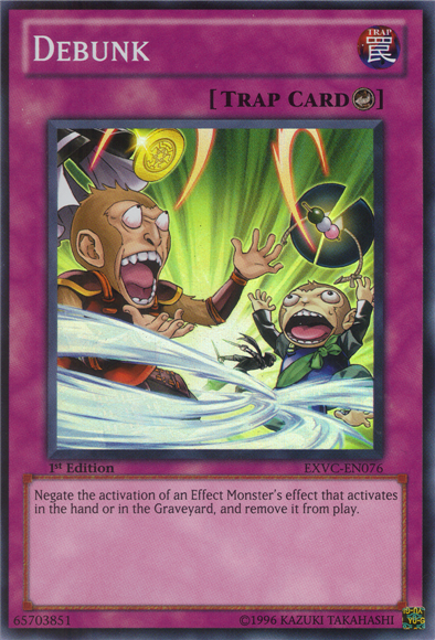Debunk [EXVC-EN076] Super Rare Yu-Gi-Oh!