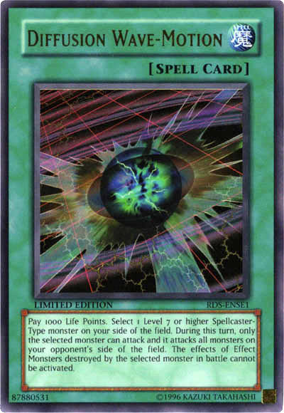 Diffusion Wave-Motion [RDS-ENSE1] Super Rare Yu-Gi-Oh!