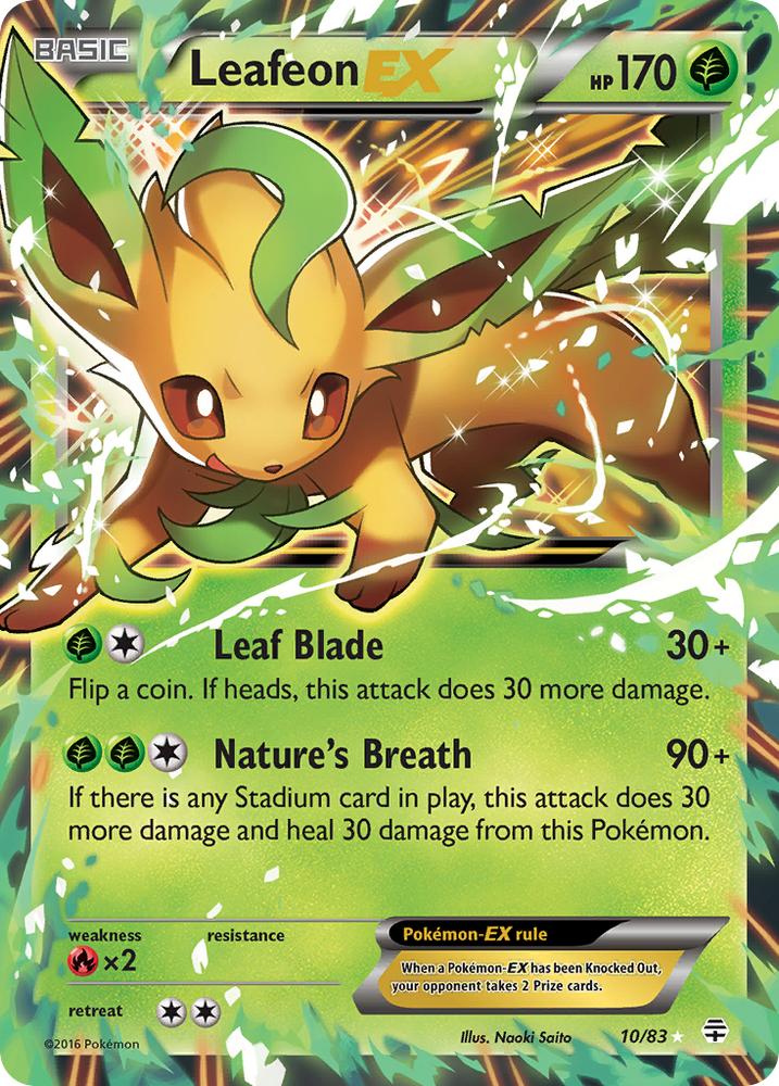 Leafeon EX (10/83) [XY: Generations] Pokémon