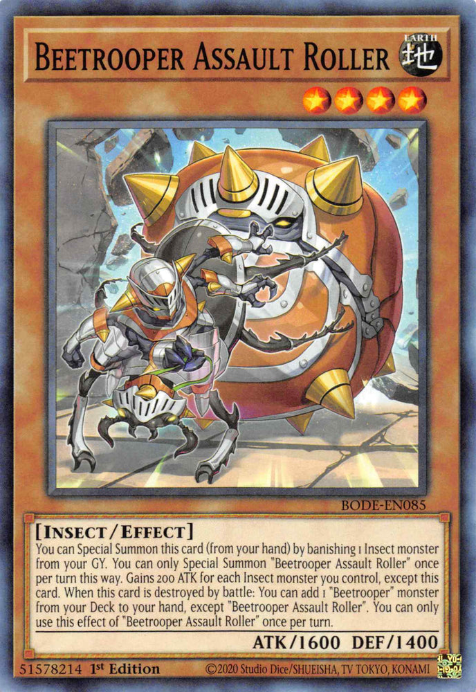 Beetrooper Assault Roller [BODE-EN085] Common Yu-Gi-Oh!