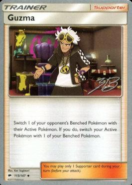 Guzma (115/147) (Ice Path FTW - Zachary Bokhari) [World Championships 2017] Pokémon