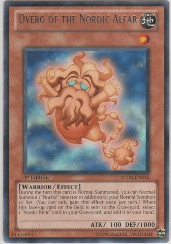 Dverg of the Nordic Alfar [STOR-EN016] Rare Yu-Gi-Oh!