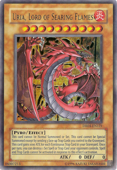 Uria, Lord of Searing Flames [DR04-EN121] Ultra Rare Yu-Gi-Oh!