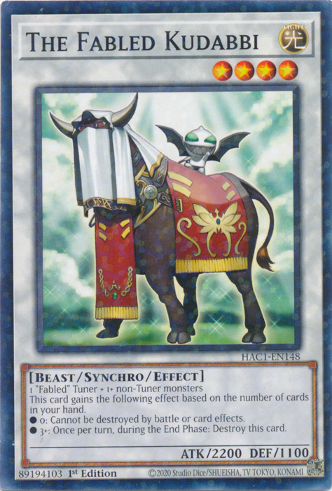 The Fabled Kudabbi (Duel Terminal) [HAC1-EN148] Common Yu-Gi-Oh!