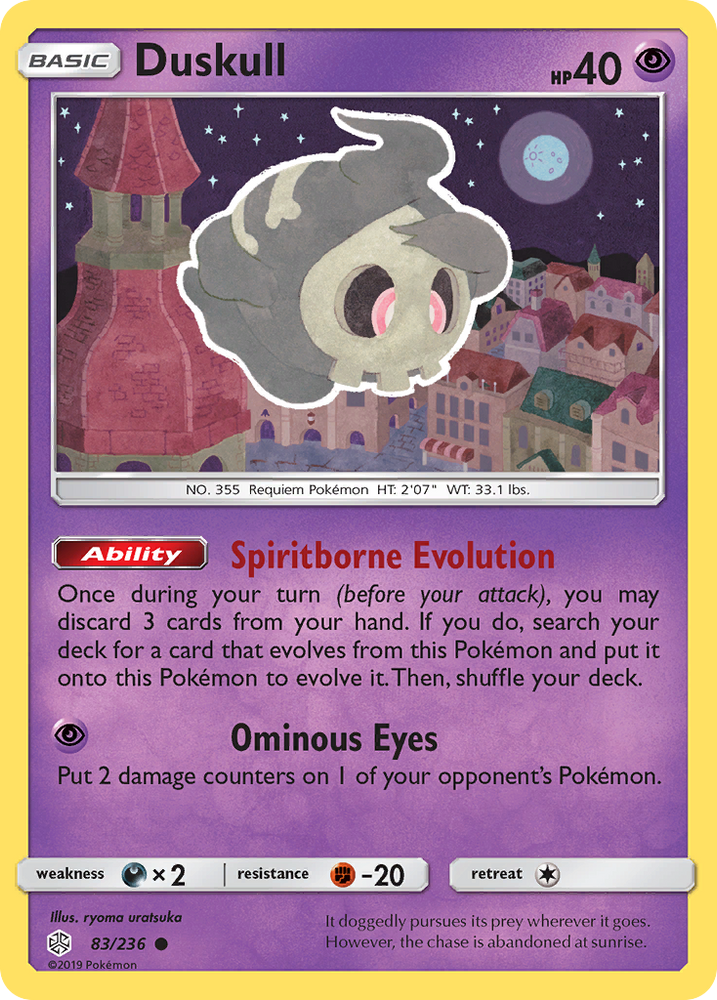 Duskull (83/236) [Sun & Moon: Cosmic Eclipse] Pokémon