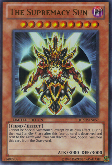 The Supremacy Sun [JUMP-EN057] Ultra Rare Yu-Gi-Oh!