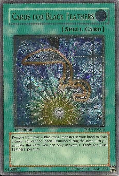 Cards for Black Feathers [TSHD-EN046] Ultimate Rare Yu-Gi-Oh!