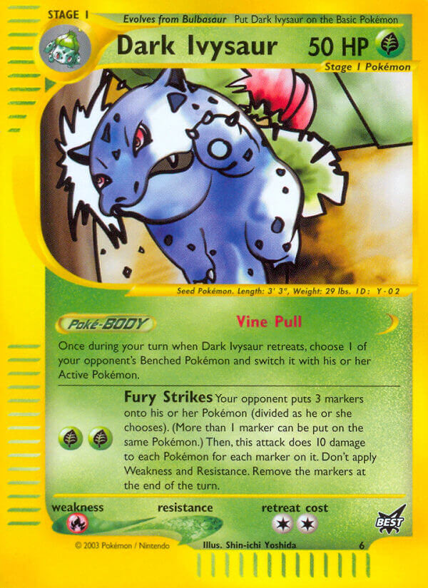Dark Ivysaur (6) [Best of Promos] Pokémon