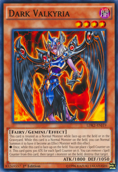 Dark Valkyria [LDK2-ENJ19] Common Yu-Gi-Oh!
