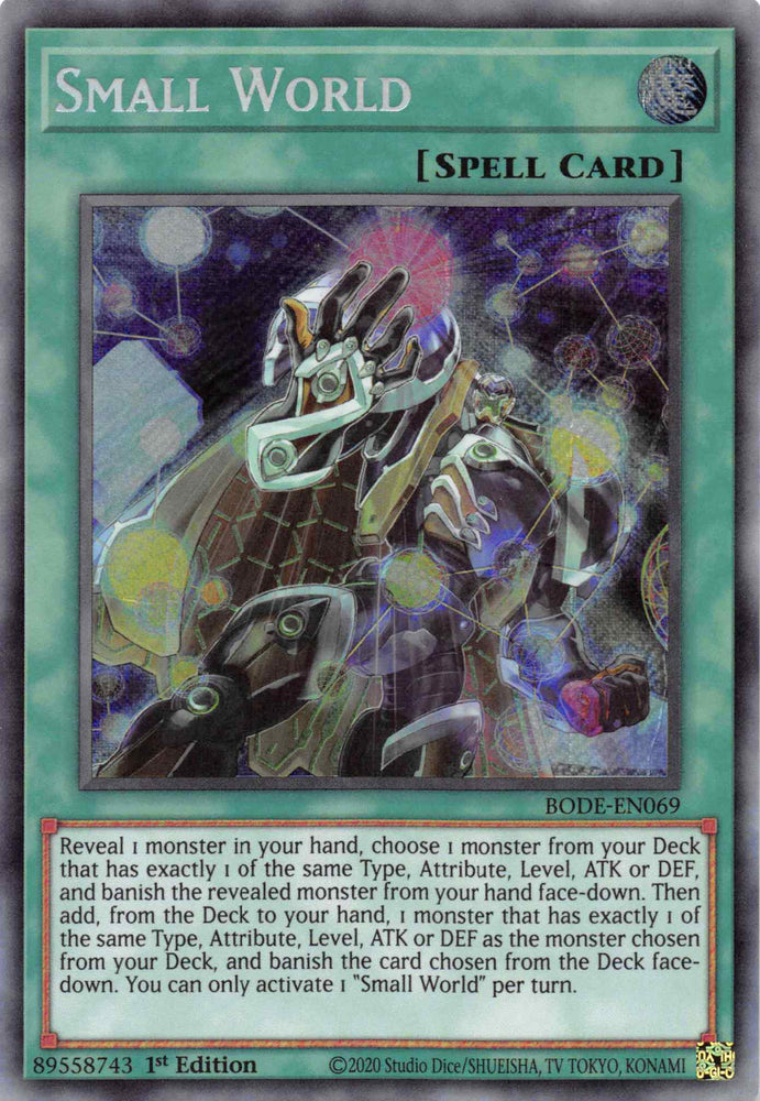 Small World [BODE-EN069] Secret Rare Yu-Gi-Oh!