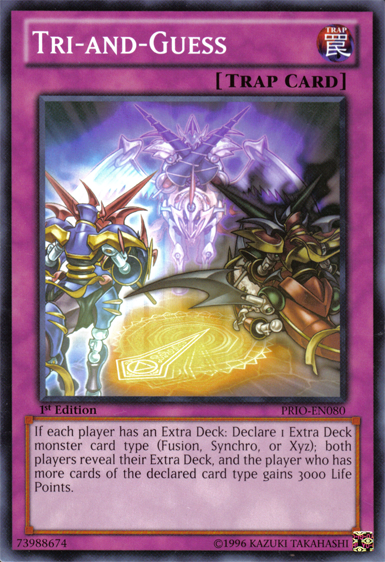 Tri-and-Guess [PRIO-EN080] Common Yu-Gi-Oh!