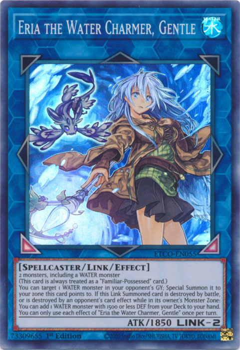Eria the Water Charmer, Gentle [ETCO-EN055] Super Rare Yu-Gi-Oh!