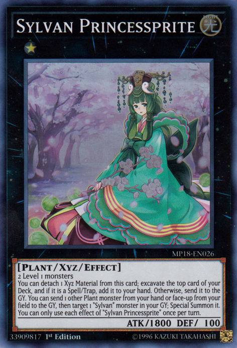 Sylvan Princessprite [MP18-EN026] Super Rare Yu-Gi-Oh!